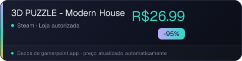 3D PUZZLE - Modern House