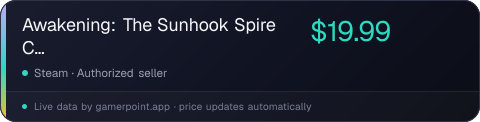 Awakening: The Sunhook Spire Collector's Edition