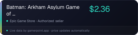 Batman: Arkham Asylum Game of the Year Edition