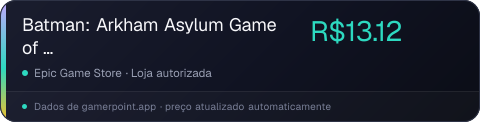 Batman: Arkham Asylum Game of the Year Edition
