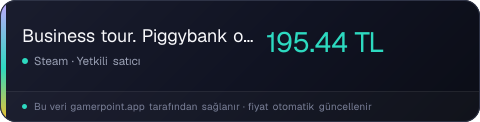 Business tour. Piggybank of gold