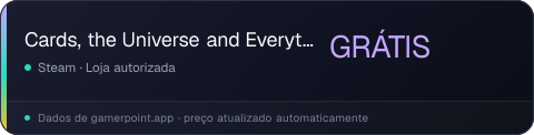 Cards, the Universe and Everything