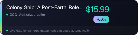Colony Ship: A Post-Earth Role Playing Game