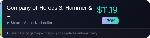 Company of Heroes 3: Hammer & Shield Battlegroup DLC