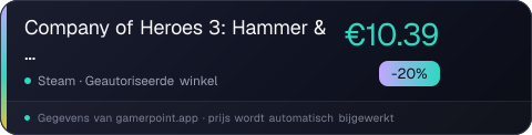 Company of Heroes 3: Hammer & Shield Battlegroup DLC