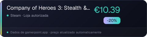 Company of Heroes 3: Stealth & Stronghold