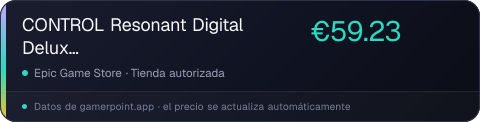 CONTROL Resonant Digital Deluxe Edition