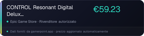 CONTROL Resonant Digital Deluxe Edition