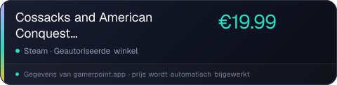 Cossacks and American Conquest Pack