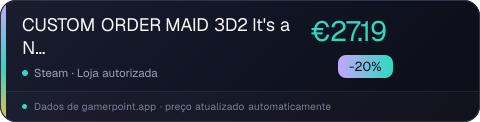 CUSTOM ORDER MAID 3D2 It's a Night Magic