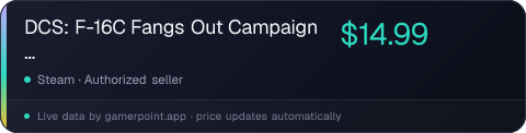 DCS: F-16C Fangs Out Campaign by Fight's On Simulations