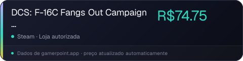 DCS: F-16C Fangs Out Campaign by Fight's On Simulations