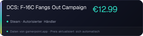 DCS: F-16C Fangs Out Campaign by Fight's On Simulations