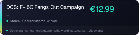 DCS: F-16C Fangs Out Campaign by Fight's On Simulations