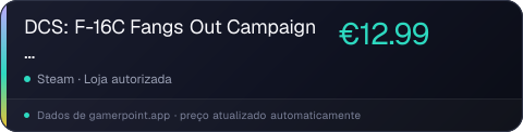 DCS: F-16C Fangs Out Campaign by Fight's On Simulations