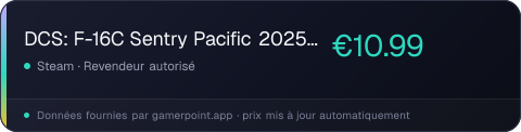 DCS: F-16C Sentry Pacific 2025 Campaign by SOB Simulations