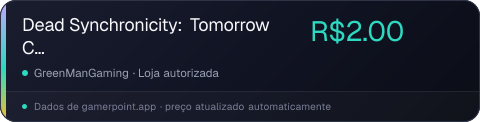 Dead Synchronicity: Tomorrow Comes Today