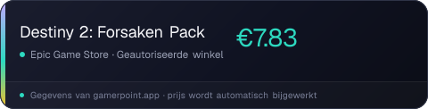 Destiny 2: Forsaken Pack