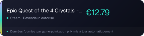 Epic Quest of the 4 Crystals - Deluxe Edition (Game+Guide+Goodies)
