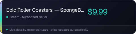 Epic Roller Coasters — SpongeBob SquarePants