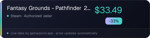 Fantasy Grounds - Pathfinder 2 RPG - Player Core