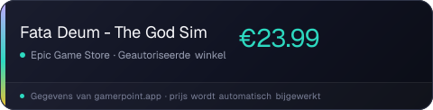 Fata Deum - The God Sim