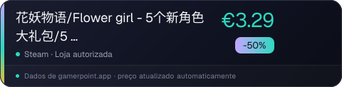 花妖物语/Flower girl - 5个新角色大礼包/5 new characters bonus