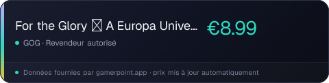 For the Glory A Europa Universalis Game