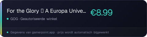For the Glory A Europa Universalis Game