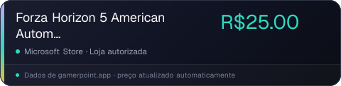 Forza Horizon 5 American Automotive Car Pack
