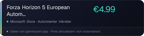 Forza Horizon 5 European Automotive Car Pack