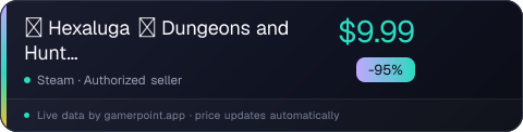❂ Hexaluga ❂ Dungeons and Hunting ☠