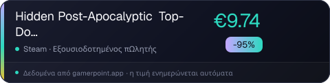 Hidden Post-Apocalyptic Top-Down 3D