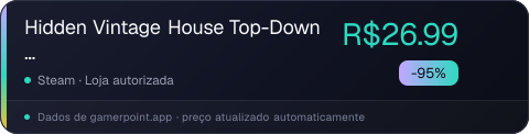 Hidden Vintage House Top-Down 3D