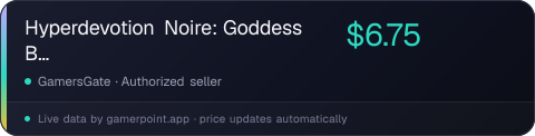 Hyperdevotion Noire: Goddess Black Heart (Neptunia)