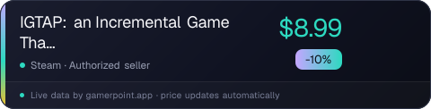 IGTAP: an Incremental Game That's Also a Platformer