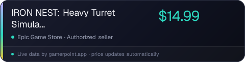 IRON NEST: Heavy Turret Simulator