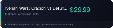 Iverian Wars: Craxion vs Defugel - Adventurer Package