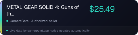 METAL GEAR SOLID 4: Guns of the Patriots - Master Collection Version