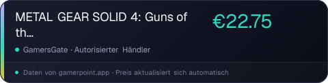 METAL GEAR SOLID 4: Guns of the Patriots - Master Collection Version