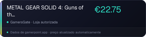 METAL GEAR SOLID 4: Guns of the Patriots - Master Collection Version
