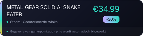 METAL GEAR SOLID Δ: SNAKE EATER