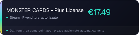 MONSTER CARDS - Plus License