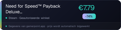 Need for Speed™ Payback Deluxe Edition