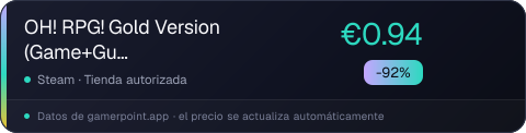 OH! RPG! Gold Version (Game+Guide)