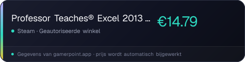 Professor Teaches® Excel 2013 & 365