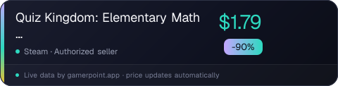 Quiz Kingdom: Elementary Math Kids RPG