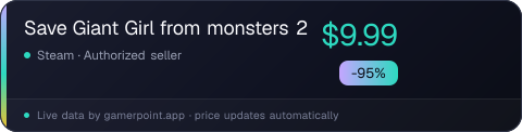 Save Giant Girl from monsters 2