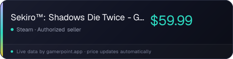 Sekiro™: Shadows Die Twice - GOTY Edition