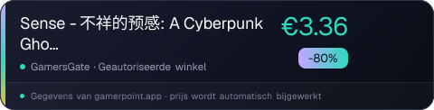 Sense - 不祥的预感: A Cyberpunk Ghost Story